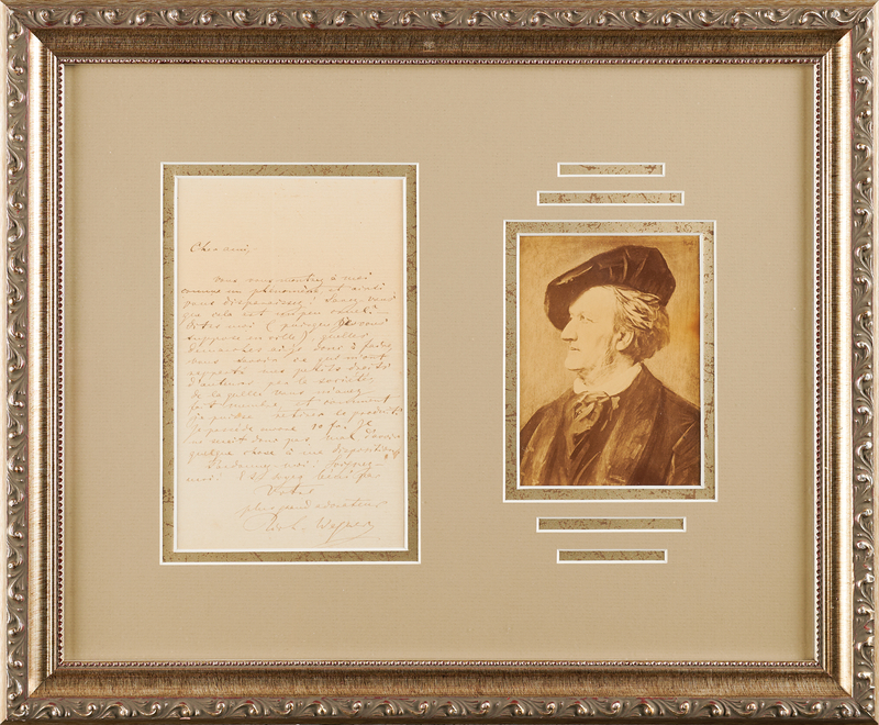 Lot 519 Richard Wagner Autograph Letter Signed