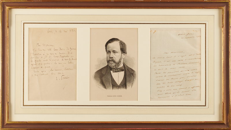 Lot 192 Louis Pasteur Autograph Letter Signed on an Illustration of His Rabies Patients