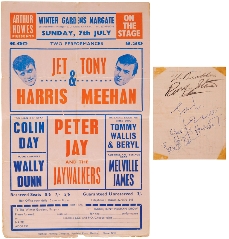 Lot 520 Beatles Signed 1963 Winter Gardens (Margate) Handbill