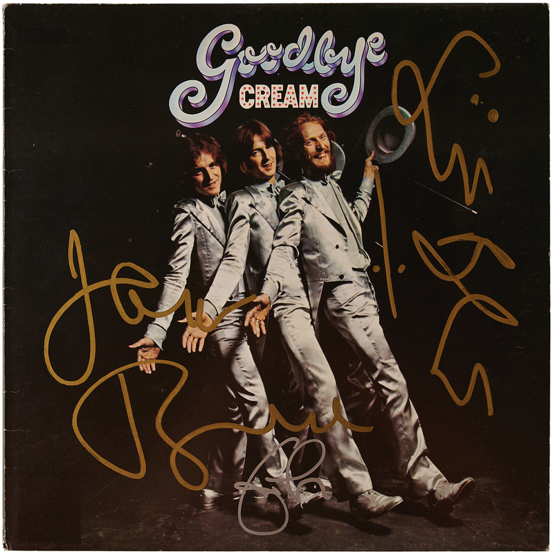 Lot 584 Cream Signed Album - Goodbye Cream