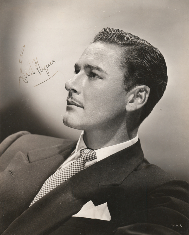 Lot 664 Errol Flynn Signed Photograph