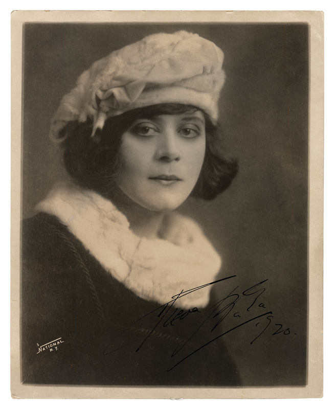 Lot 643 Theda Bara Signed Photograph