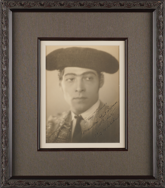 Lot 720 Rudolph Valentino Signed Photograph