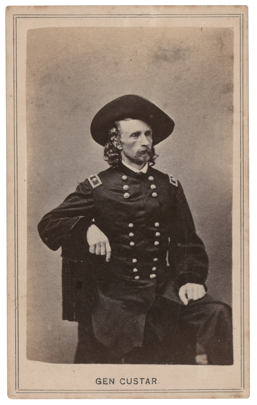 Lot 358 George A. Custer Original Carte-de-Visite Photograph - 
