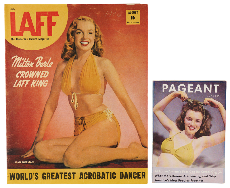 Lot 703 Marilyn Monroe (2) Early Magazines from 1946 - Pageant and LAFF