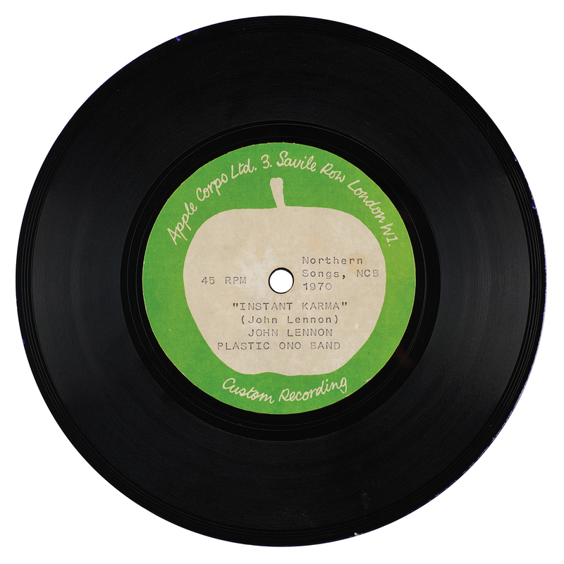 Lot 573 Beatles: John Lennon Apple Records Mono Acetate for 