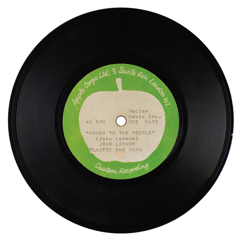 Lot 575 Beatles: John Lennon Apple Records Mono Acetate for 