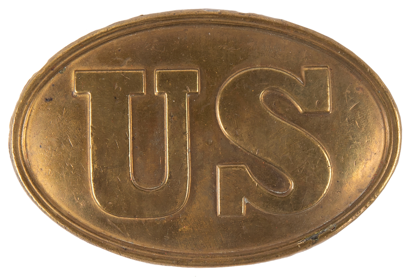 Lot 416 Civil War US 1839 Pattern Oval Belt Plate