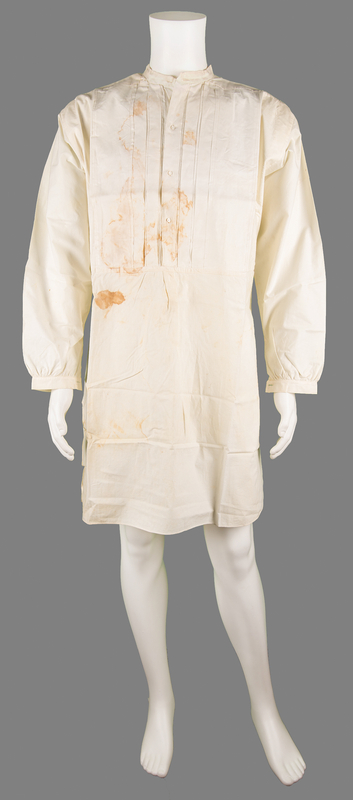 Lot 421 Civil War-Era Pleated-Front Shirt