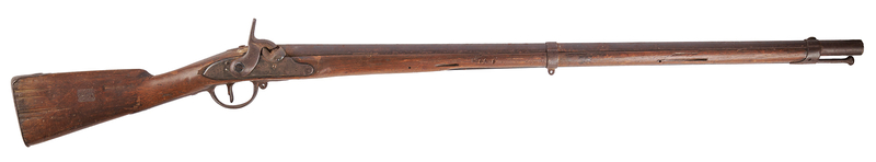 Lot 422 Privately Made Short Percussion Musket Using a US Model 1795 Harpers Ferry Lock