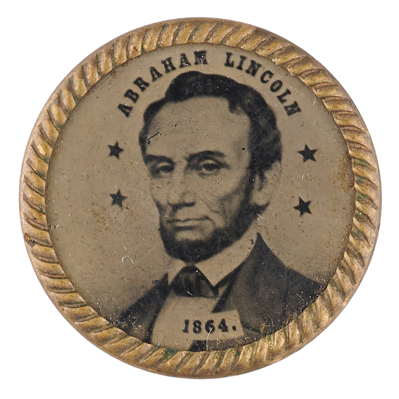 Lot 402 Abraham Lincoln 1864 Presidential Campaign Ferrotype Token