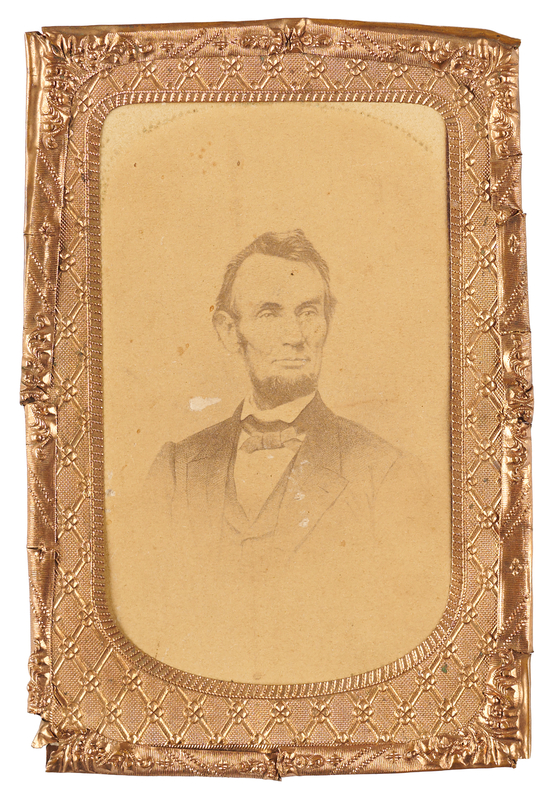 Lot 406 Abraham Lincoln Carte-de-Visite Photograph