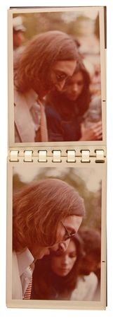 Lot #521 John Lennon Signature with (20) Candid Photographs from the 1975 WFIL Helping Hand Marathon<br/> - Image 3