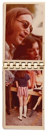 Lot #521 John Lennon Signature with (20) Candid Photographs from the 1975 WFIL Helping Hand Marathon<br/> - Image 8