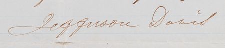 Lot #316 Jefferson Davis Civil War-Dated Letter Signed to the Confederate States Congress, Making Appropriations for War - Image 2