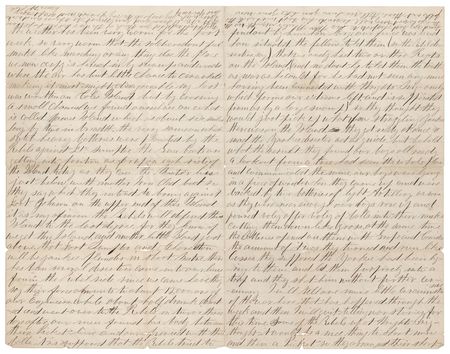 Lot #354 Civil War: Union Soldier's Letter on Action at James Island/Battle of Secessionville - Image 2