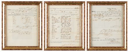 Lot #396 Vicksburg: 5th United States Colored Heavy Artillery Regiment (3) Documents - Image 1