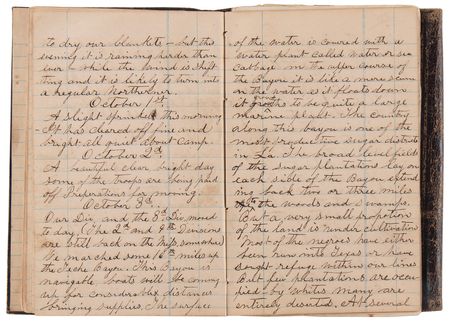 Lot #349 Civil War Diaries of Lucius Rogers, 33rd Illinois Infantry, 1861–1865 - Image 4