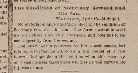 Lot #81 Abraham Lincoln Assassination: The New York Herald from April 17, 1865 - Image 7