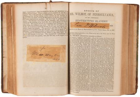Lot #130 Speeches of the 29th Congress Book with (60+) Signatures, including Andrew Johnson, Alexander Stephens, John C. Calhoun, and Hannibal Hamlin - Image 8