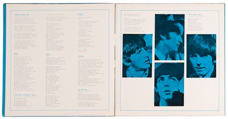 Lot #554 Beatles Please Please Me Japanese Dark Red Stereo Promo White-Label Vinyl Test Pressing (Odeon, OP-7548) - Image 5