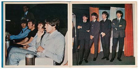 Lot #555 Beatles With the Beatles Japanese Dark Red Stereo Promo White-Label Vinyl Test Pressing (Odeon, OP-7549) - Image 5