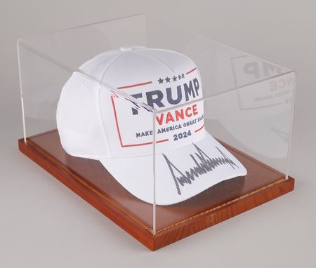 Lot #114 Donald Trump Signed Baseball Hat - Trump/Vance 2024 - Image 2