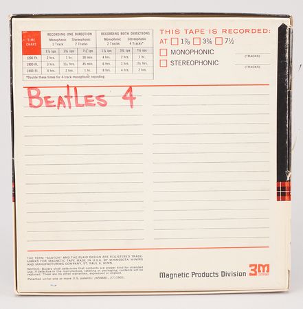 Lot #558 Beatles Unaired Interview Tape with Derek Taylor - (Recorded by Dave Hull on the Set of Help!, Bahamas, 1965) - Image 4