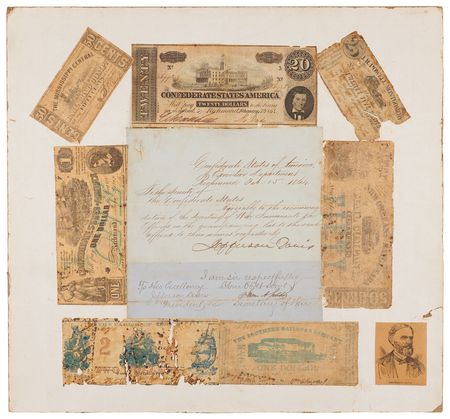 Lot #318 Jefferson Davis Civil War-Dated Letter Signed to the Senate of the Confederate States, Promoting Officers - Image 2