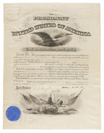 Lot #90 William McKinley Document Signed as