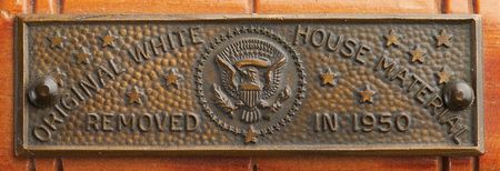 Lot #117 White House 1950 Renovation Wood Relic Gavel - Image 2