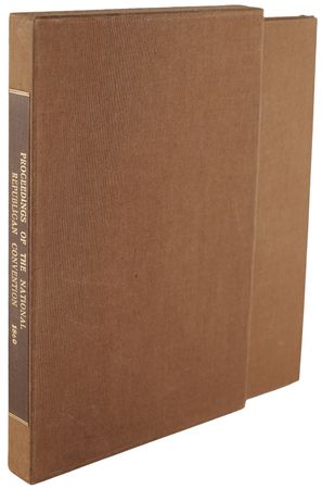 Lot #15 Abraham Lincoln and Hannibal Hamlin Original 1860 'Proceedings of the Republican National Convention' Pamphlet - Image 5