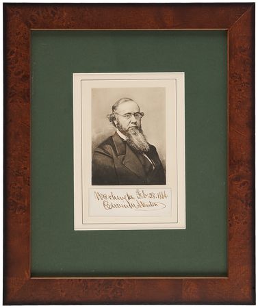 Lot #294 Edwin M. Stanton Civil War-Dated