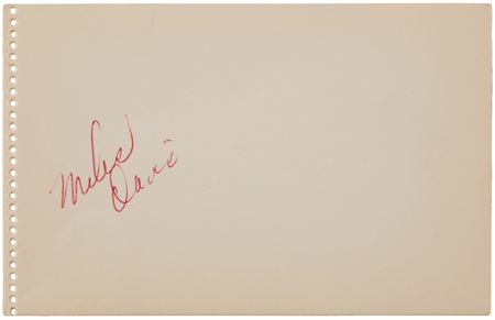 Lot #543 Miles Davis Signature