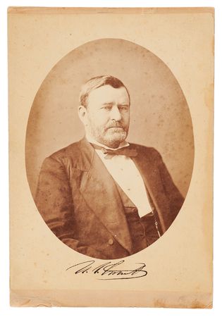 Lot #19 U. S. Grant Signed Photograph - Oversized