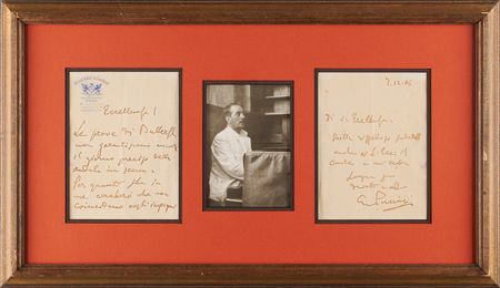 Lot #537 Giacomo Puccini Autographed Letter Signed