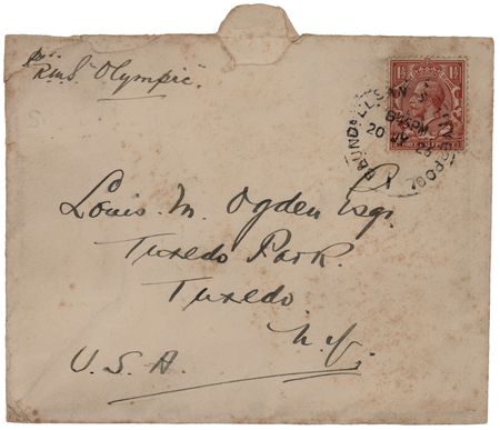 Lot #288 Arthur Rostron Autograph Letter Signed to a Titanic Disaster Photographer - Image 3