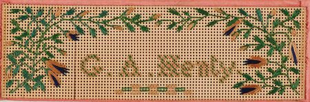 Lot #280 Florence Nightingale Hand-Embroidered Bookmark - Image 2