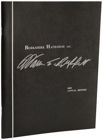 Lot #174 Warren Buffett Signed Berkshire Hathaway