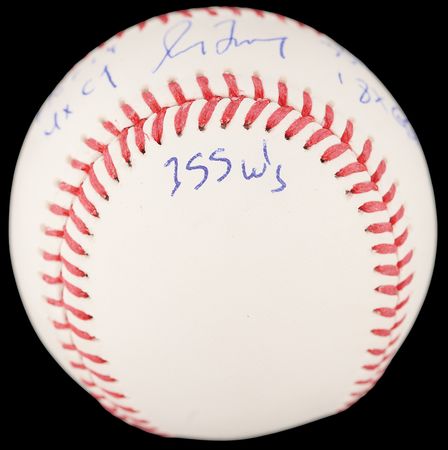Lot #738 Greg Maddux Signed Baseball - Image 3