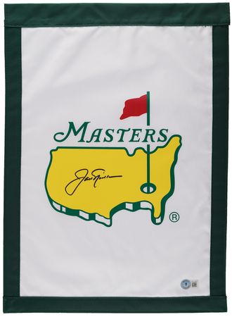 Lot #739 Jack Nicklaus Signed Masters Garden Flag