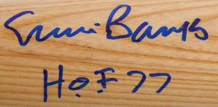 Lot #732 Ernie Banks Signed Baseball Bat - Image 2