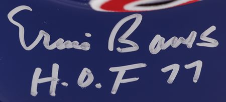 Lot #733 Ernie Banks Signed Chicago Cubs Batting Helmet - Image 2