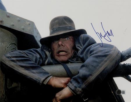 Lot #665 Harrison Ford Oversized Signed Photograph - Image 1