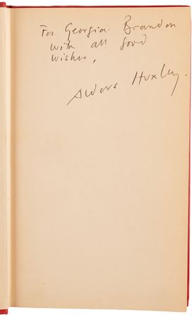 Lot #503 Aldous Huxley Signed Book - The Perennial Philosophy - Image 4