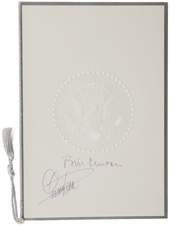 Lot #54 Bill Clinton (3) Signed Items - Image 2