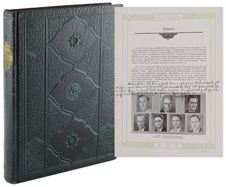 Lot #32 Lyndon B. Johnson Signed 1928 Southwest