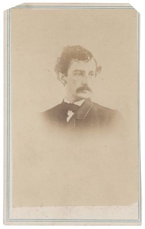 Lot #267 John Wilkes Booth Carte-de-Visite