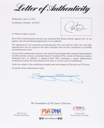 Lot #35 Barack Obama: Operation Neptune Spear (6) Signatures with Obama, Biden, Clinton, Webb, Gates, and Souza - Image 3