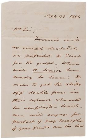 Lot #5 John Tyler Autograph Letter Signed as